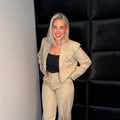 Crème Blazer | Ambika
