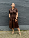 Jurk Florine bruin